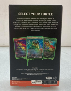 Magic The Gathering MTG ~ TEENAGE MUTANT NINJA ~ Turtle Power! Commander Deck - Image 2