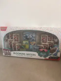 Pokemon TCG Scarlet & Violet 151 Blooming Waters Premium Collection Box sealed - Image 1