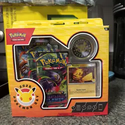 Pokemon TCG Pokemon Day 2026 Collection Sealed Box Pikachu Promo Booster English - Image 1