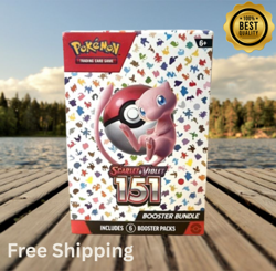 Pokemon TCG Scarlet and Violet New Factory Sealed Free Ship 151 Booster Bundle - Image 1