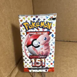 Pokemon TCG Scarlet & Violet 151 Mew Booster Pack 10 Cards English 6+ 2023 - Image 1