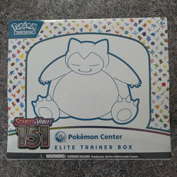 Pokemon Center Pokemon TCG Scarlet & Violet 151 ETB English 2023 Snorlax 11pk - Image 1