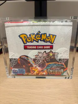 Pokemon TCG Scarlet&Violet Obsidian Flame Booster Box Acrylic - Image 1