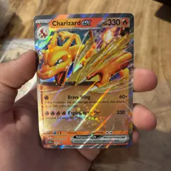 Pokemon TCG Charizard EX 161 Scarlet Violet Promo Holo Card - Image 1
