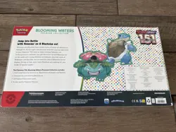 Pokemon TCG Scarlet & Violet 151 Blooming Waters Premium Collection Box Sealed - Image 2