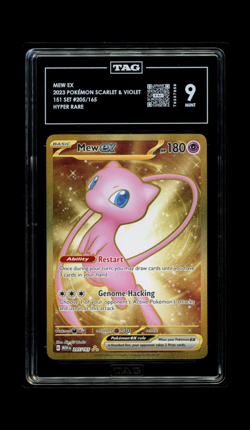TAG 9 Mew ex 205/165 SV 151 Hyper Rare Holo ENG 2023 Pokemon - Image 1