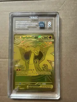 Mega Charizard X EX Gold 130/094 Pack Fresh Mint Pokemon TCG Phantasmal Flames - Image 1