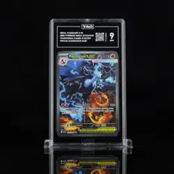 Pokemon TCG Mega Charizard X Ex 125/094 Phantasmal Flames SIR Holo TAG 9 (934) - Image 1