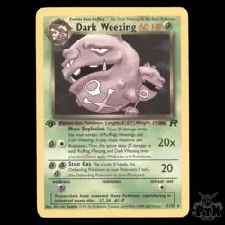 Dark Weezing 1st Edition #31/82 Team Rocket NM/Near Mint Pokemon 2000 - Image 1