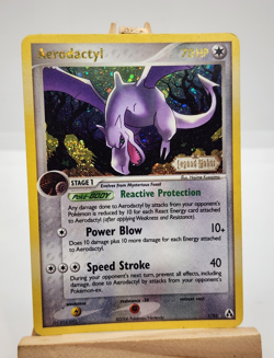 Pokemon TCG Aerodactyl 1/92 EX Legend Maker Reverse Holo Rare 2006 70 HP - Image 1