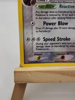 Pokemon TCG Aerodactyl 1/92 EX Legend Maker Reverse Holo Rare 2006 70 HP - Image 4