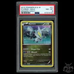 Kyurem Holo #21/20 PSA 8 Dragon Vault Pokemon 2012 - Image 1