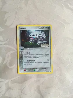 Pokemon TCG Lairon 38/92 EX Legend Maker Stamped Reverse Holo LP - Image 1