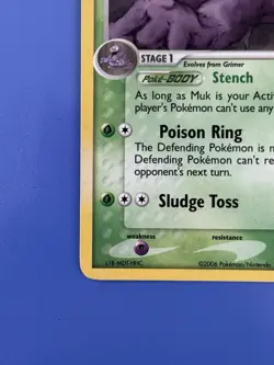 Pokemon EX Legend Maker - Muk 11/92 Holo SWIRL - Holo Rare - LP/MP - Image 5