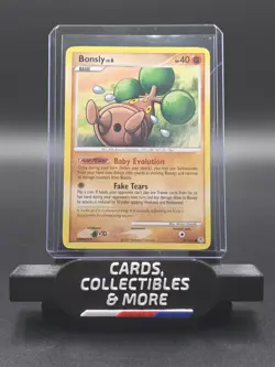 Pokemon Diamond & Pearl Bonsly 71/130 Non Holo Common Card - Image 1