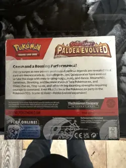 Pokemon TCG S&V Paldea Evolved Booster Box 36 Packs See feedback. - Image 3