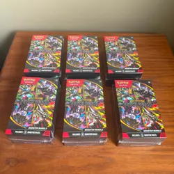 Pokemon Mega Evolution Pitch Black Booster Bundle 6 Pack - New & Sealed - Image 5