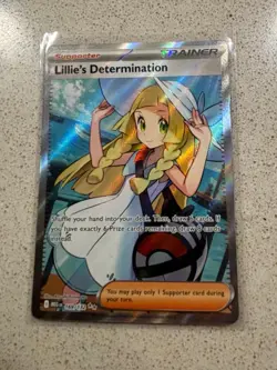 Pokemon TCG Lillie's Determination Card 169/132 Mega Evolution Mint/pack fresh - Image 1