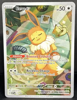 Eevee Full Art Black Star Promo SVP 173 Shining Fates Pokemon TCG - Image 1