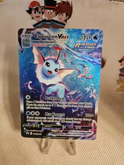 Pokemon TCG: Vaporeon VMAX SWSH182: Sword & Shield 2021 (Black Star Promo) (NM) - Image 1