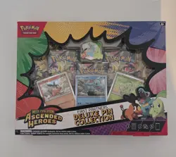 Pokemon TCG Mega Evolution Ascended Heroes First Partners Deluxe Pin Collection - Image 1