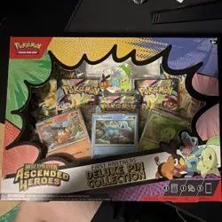 Pokemon TCG Mega Evolution Ascended Heroes Deluxe Pin Collection Box Promo - Image 1