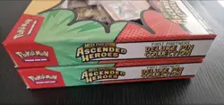 Pokemon TCG Mega Evolution Ascended Heroes Deluxe Pin Collection Box x2 - Image 2