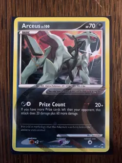 Pokemon Arceus AR1 Holo Dark Type (LP) - Image 1