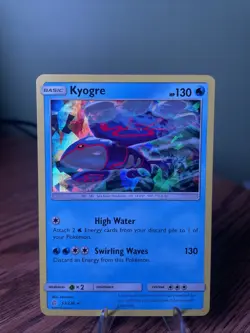 Kyogre 53/236 Cosmic Eclipse Cracked Ice Holo Promo Pokemon Card LP/NM - Image 1