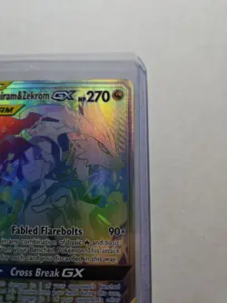 Pokemon Reshiram & Zekrom GX TAG TEAM Secret Rare Cosmic Eclipse 259/236 - NM - Image 3