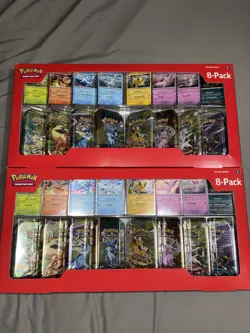 Pokemon TCG Prismatic Evolutions Costco 8 Mini-Tin Bundle SEALED x 2 - Image 2