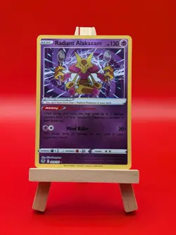 Pokemon TCG Radiant Alakazam Silver Tempest 059/195 Holo Radiant Rare - Image 1