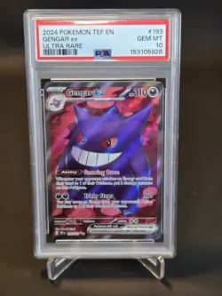 Pokemon TCG Gengar EX Temporal Forces Ultra Rare 104/162 PSA 10 - Image 1