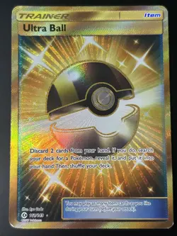 2017 Pokemon TCG Ultra Ball Secret Rare Card 161/149 SM Base Set - Image 1