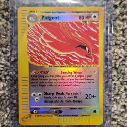 Pokemon TCG Pidgeot 23/165 Expedition Reverse Holo Rare English NM - Image 1
