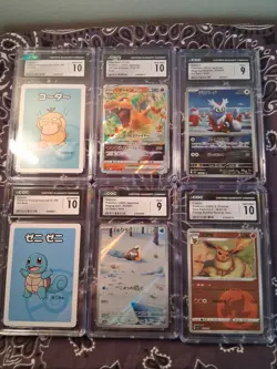 LOT OF 12 CGC GRADED POKEMON CARDS/5 PRISTINE 10S/JAPANESE - Image 2