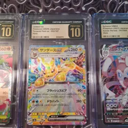 LOT OF 12 CGC GRADED POKEMON CARDS/5 PRISTINE 10S/JAPANESE - Image 4
