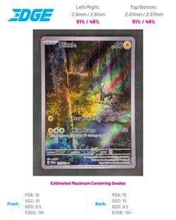 Blitzle - 195/182 Pokemon TCG Illustration Rare SV04: Paradox Rift Near Mint - Image 3