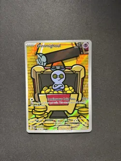 Gimmighoul 198/182 Illustration Rare Paradox Rift Pokemon Holo Near Mint - Image 1