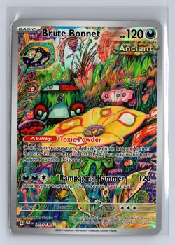 Brute Bonnet 207/182 Illustration Rare Paradox Rift Pokemon Holo Near Mint - Image 1