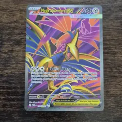 Pokemon TCG Mega Skarmory ex 106/088 Ultra Rare POR Perfect Order Near Mint - Image 1