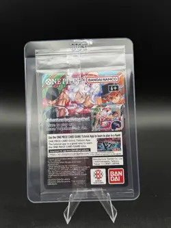 Bandai One Piece Card Game Monkey D. Luffy P-055 US Voyage Basketball Promo Foil - Image 2