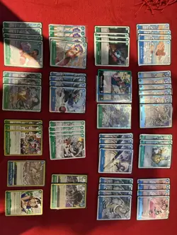 One Piece card TCG Op16 (57Cards) Blue/Green luffy -guffy deck -English - Image 1