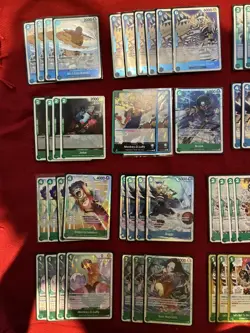 One Piece card TCG Op16 (57Cards) Blue/Green luffy -guffy deck -English - Image 2