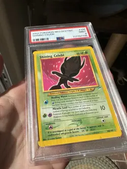 Pokemon Neo Destiny 2002 Shining Celebi PSA 9 Mint Secret Rare Card 106/105 - Image 5