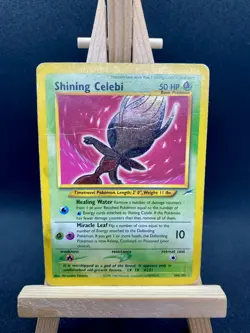 Shining Celebi 106/105 | Neo Destiny | Secret Rare Holo Pokemon TCG HP DMG - Image 1