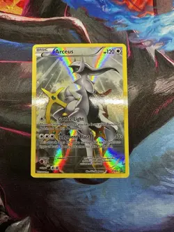 Arceus XY116 Black Star Promo 2016 Full Art Holo Rare Pokemon LP - Image 1