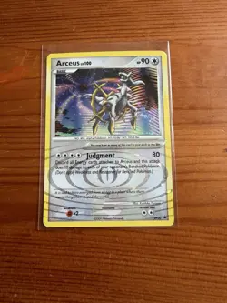 Pokemon Arceus DP50 Black Star Promo Holo LP - Image 1