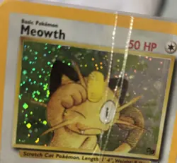 Pokemon TCG Meowth Holo 10 Black Star Game Boy with Swirl Promo Card Sealed WOTC - Image 3