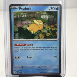 Psyduck 007 *Swirl* Mega Evolution Cosmos Holo Black Star Promo Pokemon TCG NM/M - Image 1